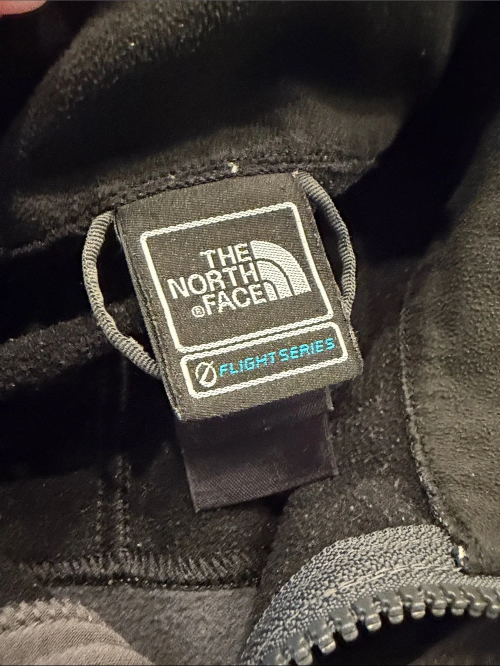 The North Face Men's Gray and Black Performance Fleece Jacket
